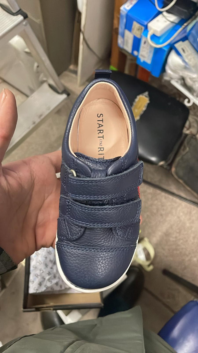 Start-Rite Tree House Leather Shoes – Navy