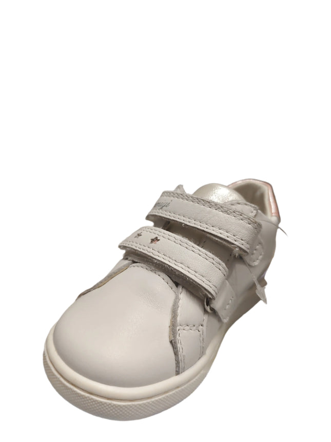 Primigi Boys' Nappa Soft Leather Kids Shoes - White
