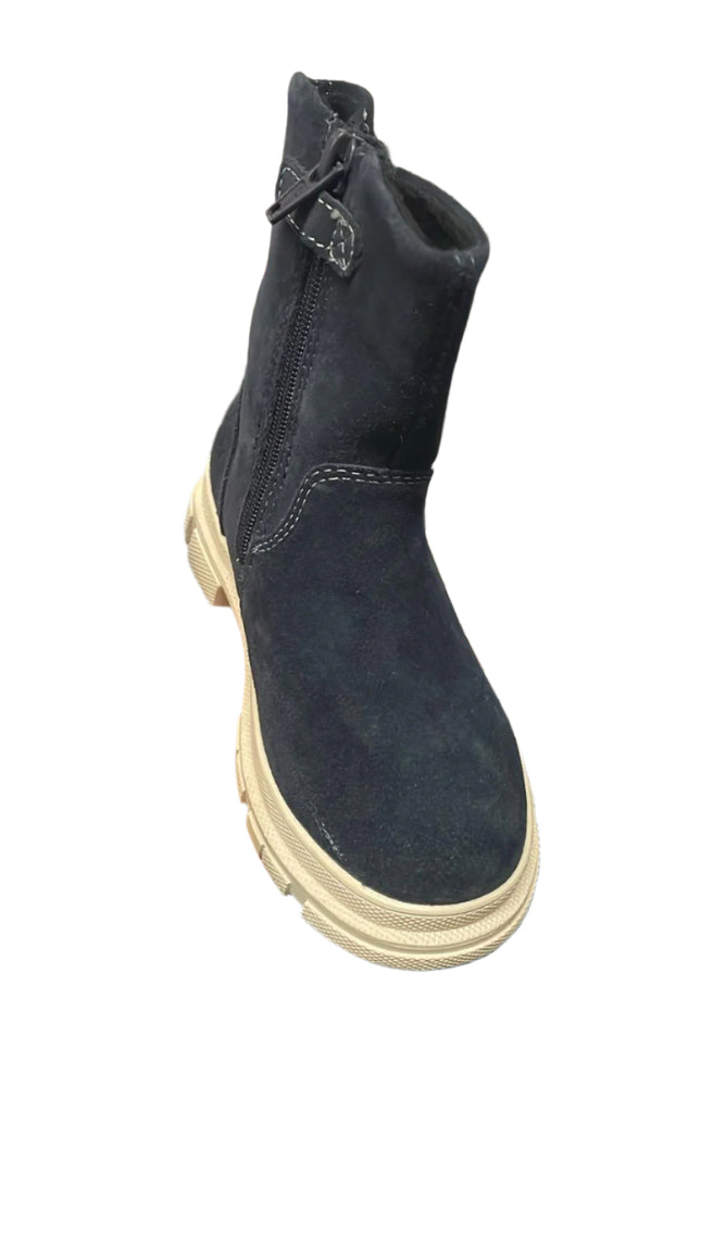 Lurchi Kids Pauline-Tex Suede Waterproof Boots – Atlantic Blue