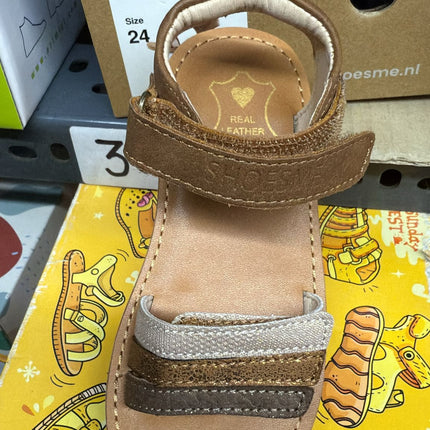 Shoesme Velcro Kids Sandals - Brown
