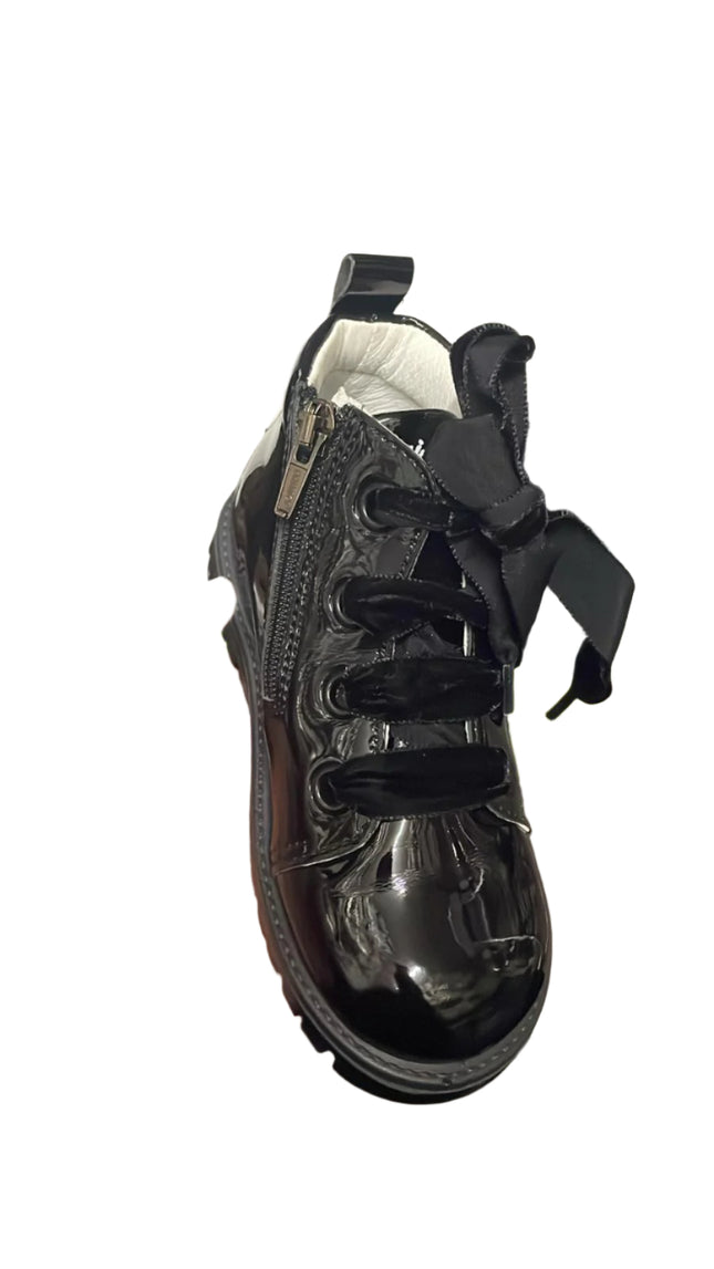 Primigi Kids Patent & Glitter Dress Shoes – Black