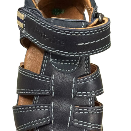 Start Rite Bouncy Ball Leather Sandals - Navy