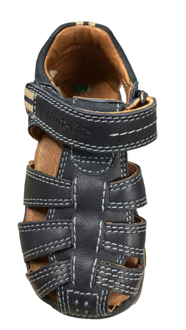 Start Rite Bouncy Ball Leather Sandals - Navy