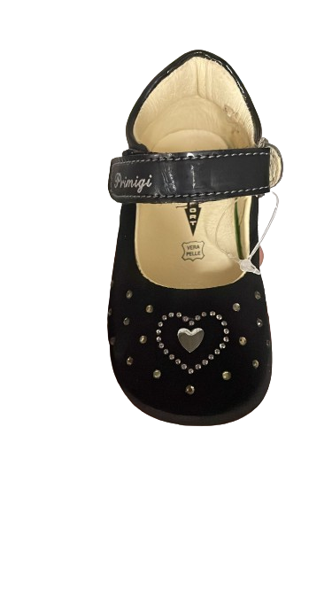 Primigi Girls' Tutty Leather Kids Shoes - Black