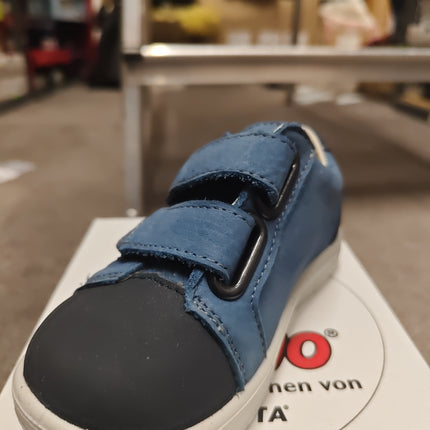 Ricosta Girls' Diano Leather Kids Shoes -Mittel Adriatic Reef/Black/White