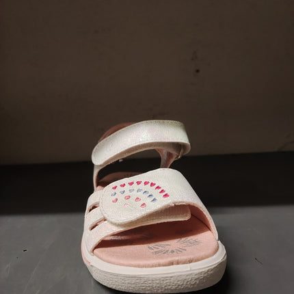 Ricosta Sarah Girls’ Leather T-Bar Shoes – White