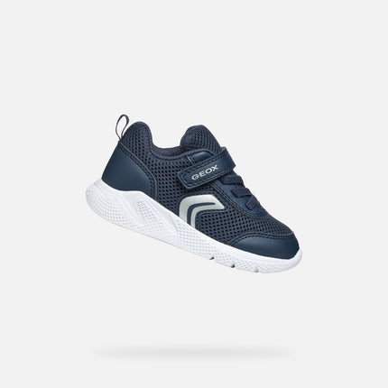 GEOX B SPRINTYE B. C - MESH+GEOBUCK unisex Sports Shoes - Navy