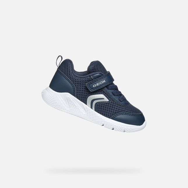 GEOX B SPRINTYE B. C - MESH+GEOBUCK unisex Sports Shoes - Navy