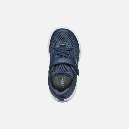 GEOX B SPRINTYE B. C - MESH+GEOBUCK unisex Sports Shoes - Navy