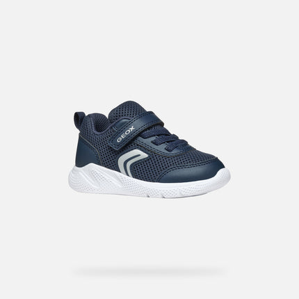 GEOX B SPRINTYE B. C - MESH+GEOBUCK unisex Sports Shoes - Navy