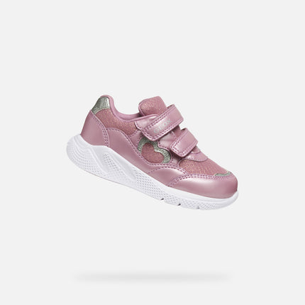GEOX B Sprintye Baby Girl's Sneakers Shoes - Rose