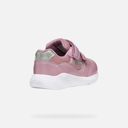 GEOX B Sprintye Baby Girl's Sneakers Shoes - Rose
