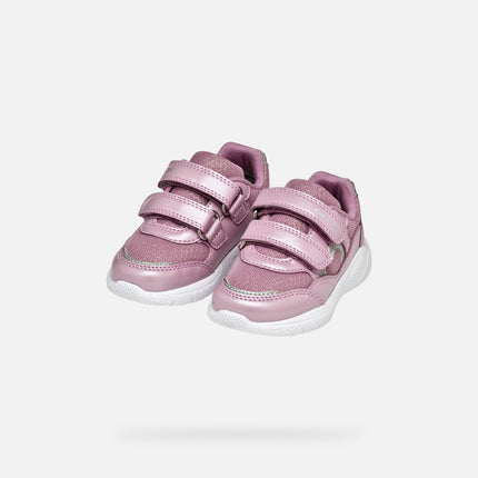 GEOX B Sprintye Baby Girl's Sneakers Shoes - Rose