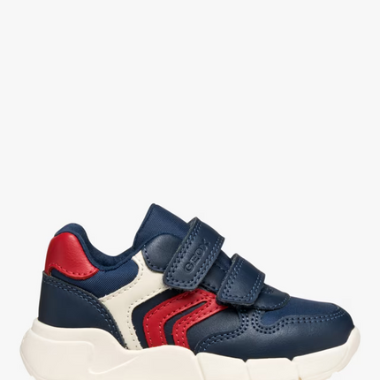 GEOX Boys's B Flexyper Mini Trainers - Navy/Red
