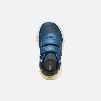 GEOX Boys's B Flexyper Mini Trainers - Avio/Ochre