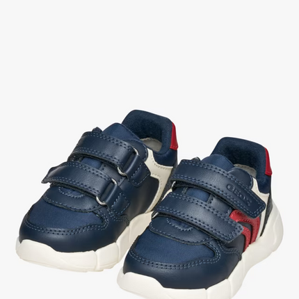 GEOX Boys's B Flexyper Mini Trainers - Navy/Red