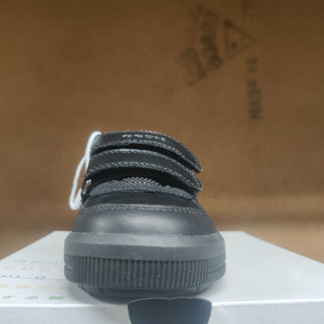 Geox GBK Smooth Leather Shoes – Black