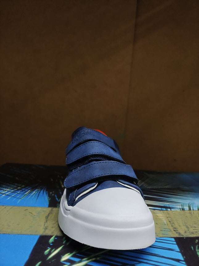 Shoesme Boys’ Marino Micro Leather Shoes – Navy