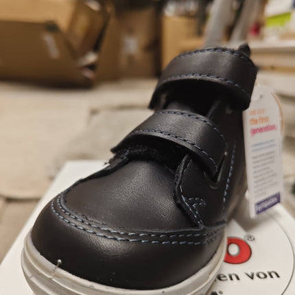 Ricosta Basti Boys' Leather Shoes – Mid Blue