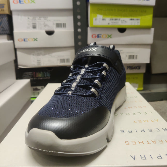 Geox Girls' Alben Kids Shoes - Navy