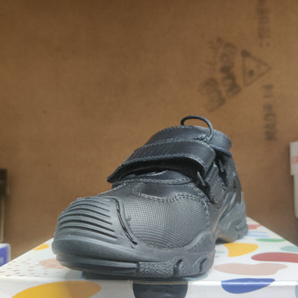 Hush Puppies Troy Junior Boys’ Leather School Shoes – Black