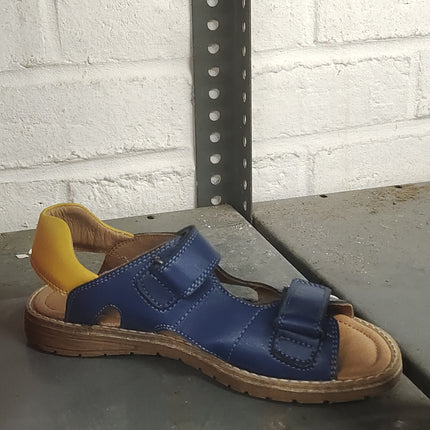 Primigi Leather Sandals - Blue/Brown