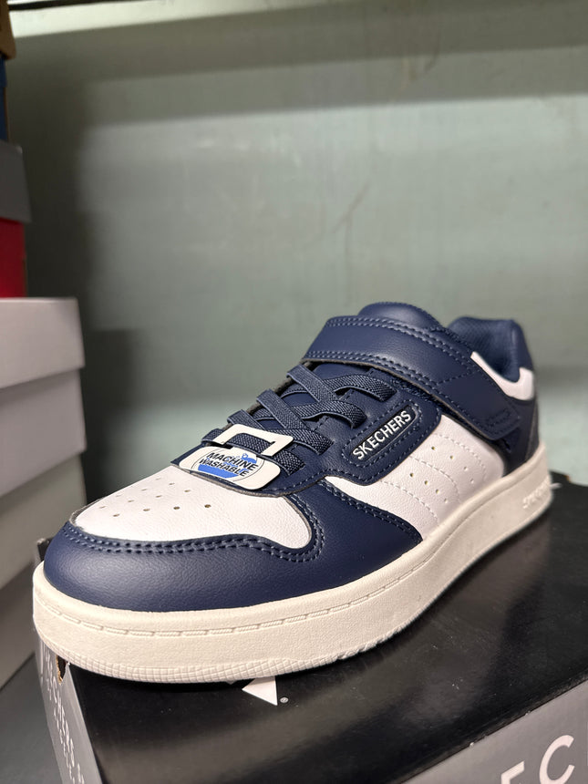Skechers Boys’ Quick Street Kids Shoes -Navy/White