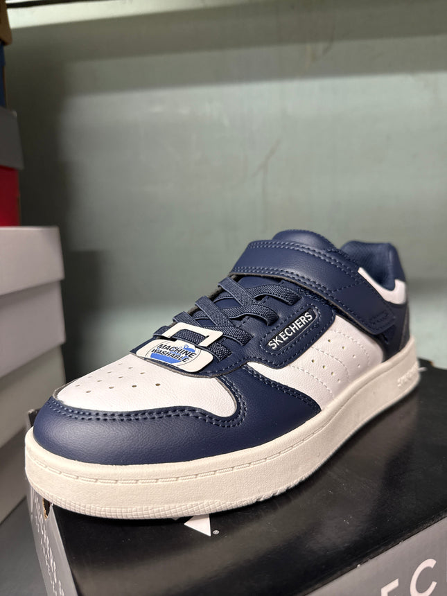 Skechers Boys’ Quick Street Kids Shoes -Navy/White