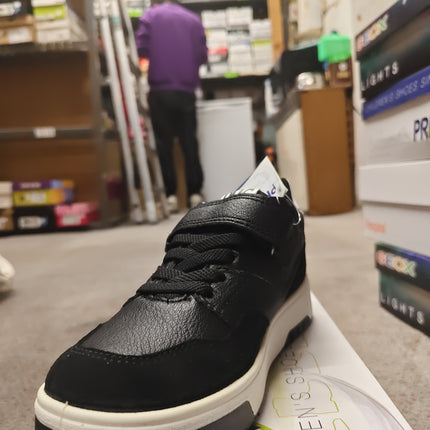 Primigi Boys’ Leather Kids Shoes - Black/white