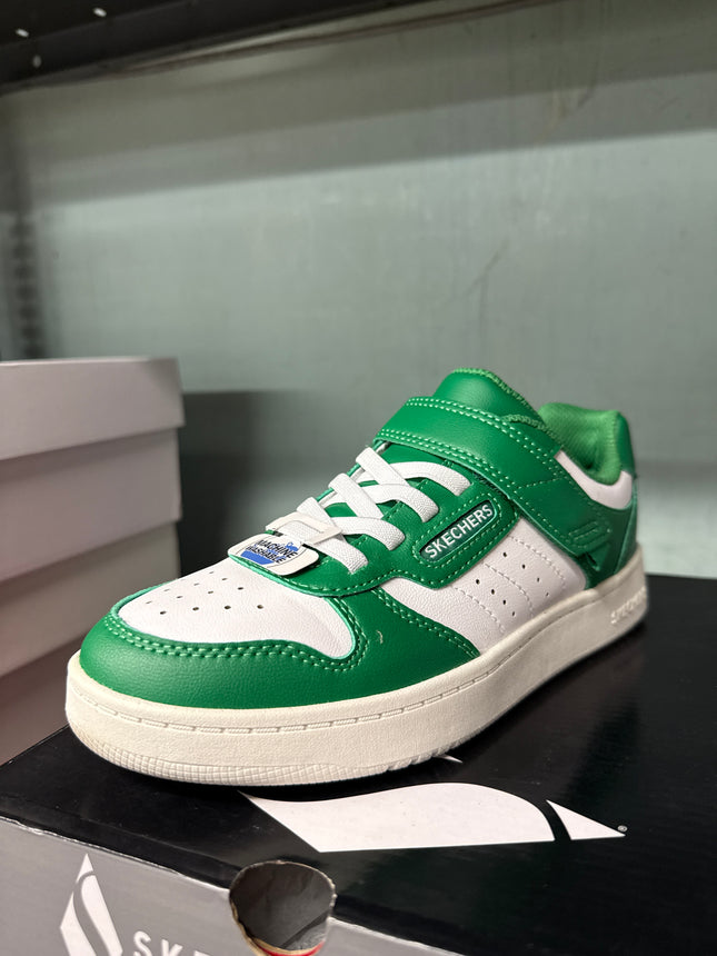 Skechers Boys’ Quick Street Kids Shoes - Green/White