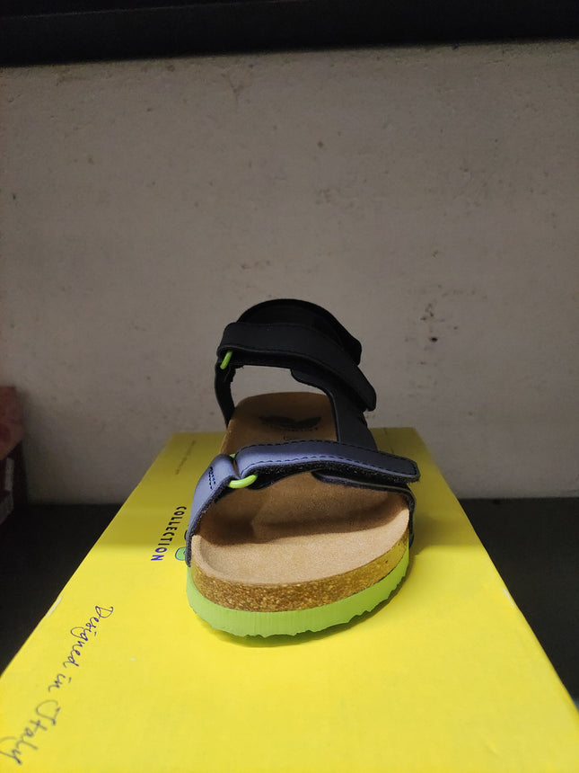Scholl Benji Kids’ Sandals – Navy/Green