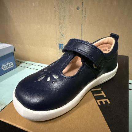 Start-Rite Girls’ Puzzle Leather Kids Shoes - Navy