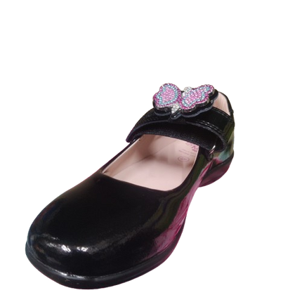 Lelli Kelly Luna 2 Girls' Patent Leather Shoes – Black