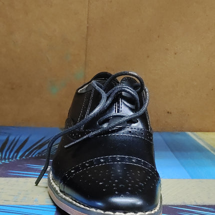 Goor Men’s Formal Leather Look Shoes – Black