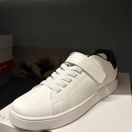Geox Girls' Eclypera Kids Shoes - White/Black