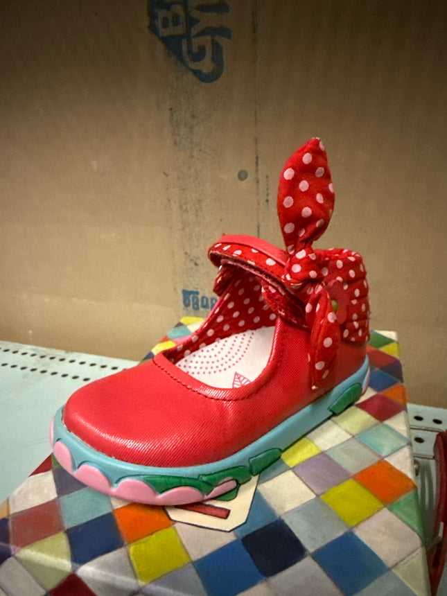 POMD'API Girls’ Leather Shoes - Rose Pink