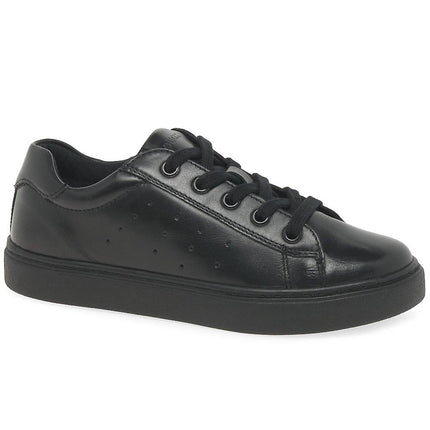 Geox J Unisex NASHIK Junior A Shoes - Black