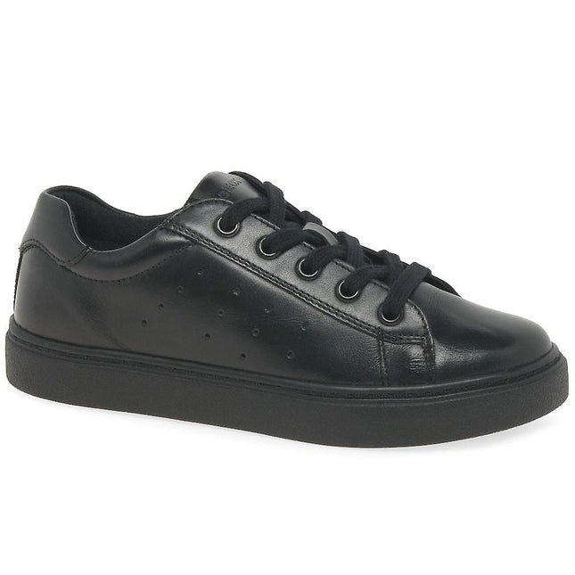 Geox J Unisex NASHIK Junior A Shoes - Black