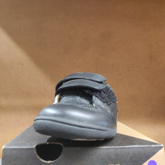 Start-Rite Zigzag Leather School Shoes – Black