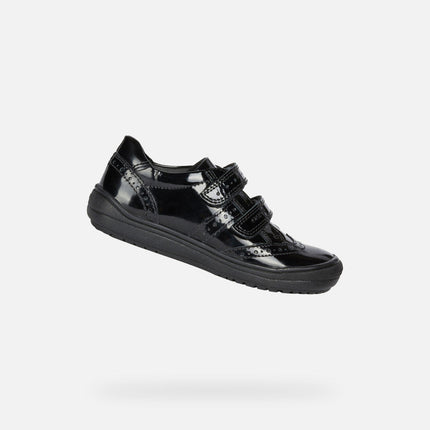 Geox Hadriel G. G Patent Leather Shoes – Black
