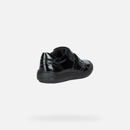 Geox Hadriel G. G Patent Leather Shoes – Black