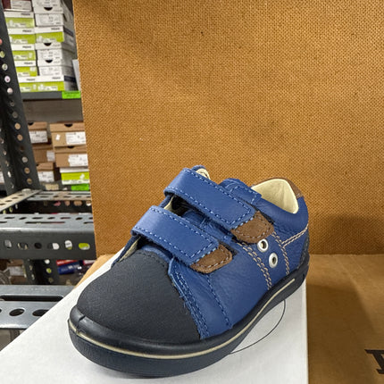 Ricosta Nippy Unisex Leather First Walking Shoes – Enzian Blue