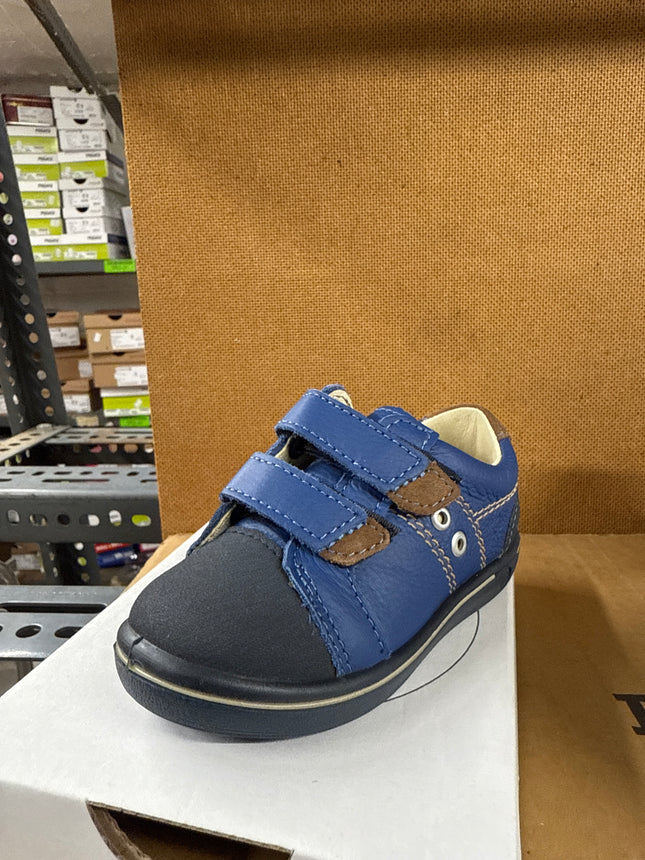 Ricosta Nippy Unisex Leather First Walking Shoes – Enzian Blue