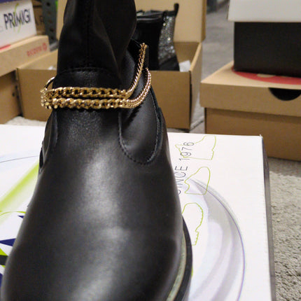 Primigi SI Nappa Leather Kids' Shoes – Black