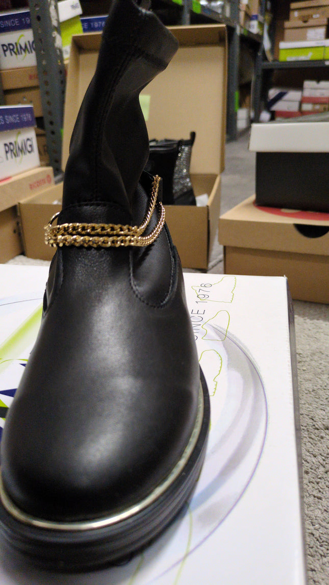 Primigi SI Nappa Leather Kids' Shoes – Black