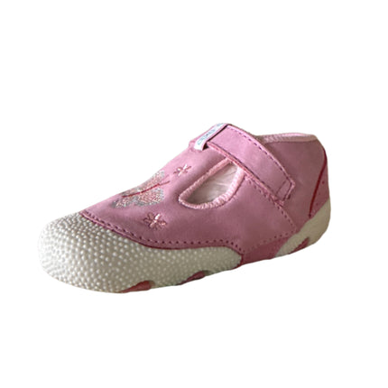 Start-Rite Girls' Flutter Tot Leather Kids Shoes - Pink
