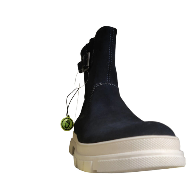 Lurchi Kids Pauline-Tex Suede Boots – Atlantic Blue