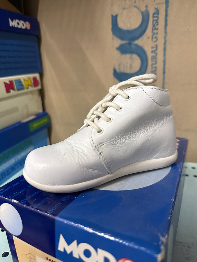 Mod8 Kids Shoes Bambou Walky Blanc Leather - White