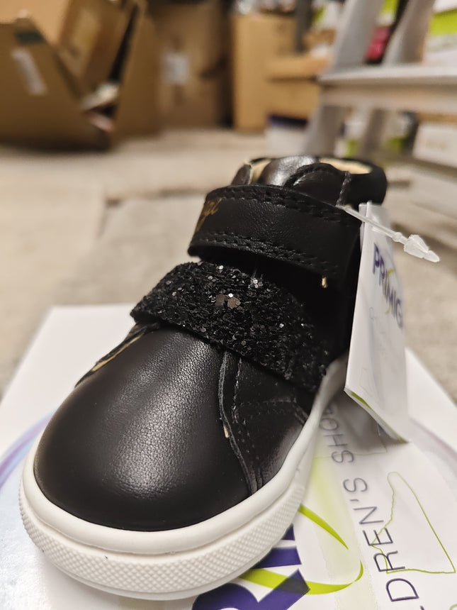 Primigi Girls’ Suede and Soft Nappa Leather Shoes – Black