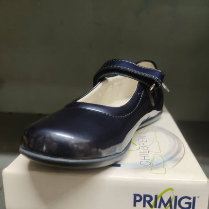 Primigi Girls' Vernice Sotto Leather Kids Shoes - Blue